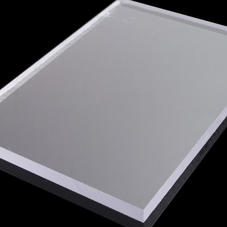 HUASHUAITE Frosted Surface Clear Crystal Cast Plexiglass Color Solid Acrylic Plastic Sheet for Building Material 
